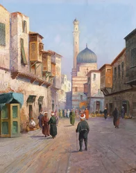 Orientalische Straßenszene